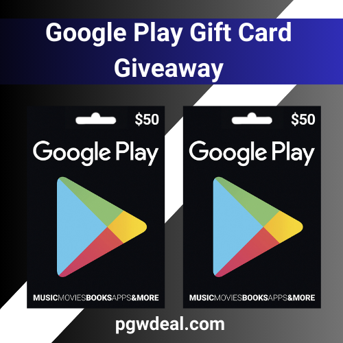 Get Google Play Gift Card Online Giveaway